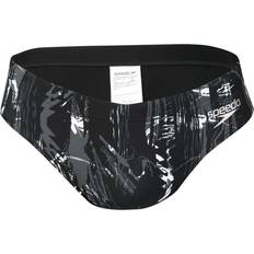 Speedo Underwear Speedo Men's Allover 7cm Brief Black/Grey