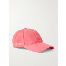 Rosa Capser Acne Studios Carliy Embroidered Cotton-Twill Baseball Cap Men Pink