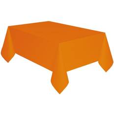 Orange Engangstallerkner Eco-Friendly Plastic Tablecover Pumpkin