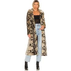 Stretch - Women Coats Unreal Fur Madam Grace Faux Coat in Taupe. M, S, XL, XS