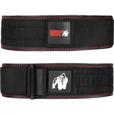 Gorilla Wear 4 Inch Premium Lifting Belt Black L/XL