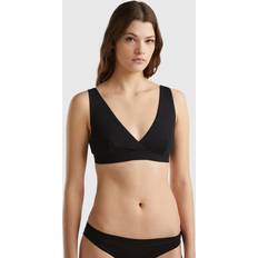 United Colors of Benetton Underwear United Colors of Benetton Triangle Bra In Super Stretch Organic Cotton, M, Black, Women