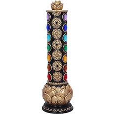 Nemesis Now Chakra Totem Rökelsebrännare Guld 31 cm Ljus & Tillbehör