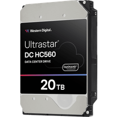 Western Digital WD Ultrastar DC HC560 WUH722020BL5201 Harddisk krypteret 20 TB intern 3.5 SAS 7200 rpm buffer: 512 MB Self-Encrypting Drive (SED)