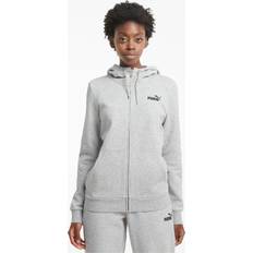 Puma Tinta unita Abbigliamento esterno Puma Small Logo Full-zip Hoodie - Light Gray Heather