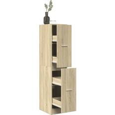 Møbler vidaXL Apotekerskab 30 x 41 x 144.5 cm Konstrueret Træ Sonoma-eg Opbevaringsskab