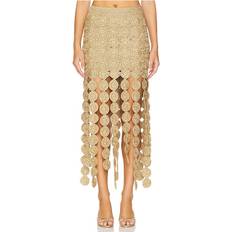 Gold - Short Skirts Simon Miller Beep Beep Maxi Skirt in Metallic Gold. (also in L, M, XS) Star Gold