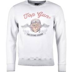 Top Gun Top Gun Smoking Monkey, sweatshirt color: Grey