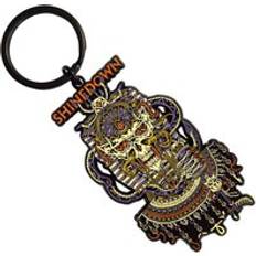 Shinedown Planet Zero Mummy Keyring - Black