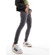 Viscose Jeans Only Onlrain Mid Waist Skinny Jeans - Gris
