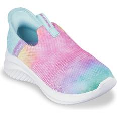 Skechers Girl's Slip-ins: Ultra Flex 3.0 Pastel Clouds Sneaker 6.0 Textile Machine Washable