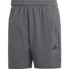 Gray - Men Shorts Adidas Men's Train Essentials Woven Training Shorts - Grey Five/Black