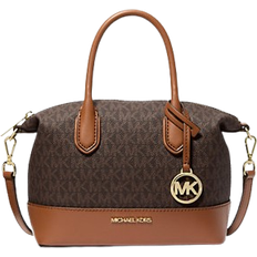 Michael Kors Hyde Small Logo Satchel - Brown