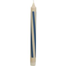 Hay Stearinlys Hay Pattern Candle AB361-D795 Dark Blue H24 x Ø2.2 cm Stearinlys