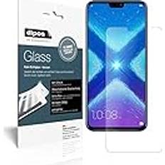 Dipos I 2 x skärmskydd matt kompatibel med Honor 8X flexibelt glas 9H skärmskydd