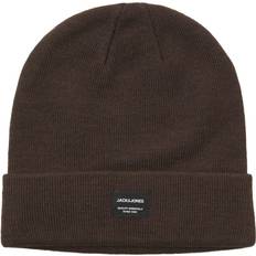 Jack & Jones Man Hoofddeksels Jack & Jones DNA Beanie Donker Bruin