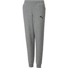 Puma Ess Logo Pants Fl Cl Gray Heather-cat, Unisex, Tøj, Bukser, Grå