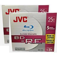 JVC 10 taiyo yuden rewritable bluray bd re bdre 25gb 2x blank discs japan