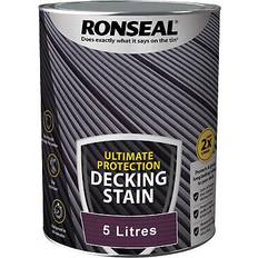 Ronseal Ultimate Walnut Matt Decking Wood Stain Woodstain Brown 5L