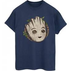 Clothing Marvel Womens/Ladies Am Groot Wooden Head Cotton Boyfriend T-Shirt