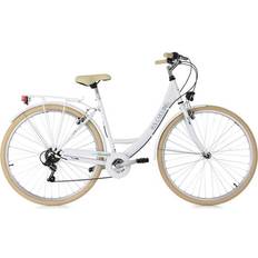 Bagagedrager - Vrouw Stadsfietsen KS Cycling Toscana 28" 6-Speed