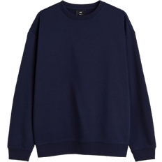 H&M Loose Fit Sweatshirt - Dark Blue