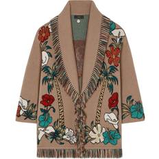 Cachemire Cardigans Alanui patterned-jacquard cashmere cardigan women Cashmere Neutrals