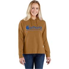 Carhartt Dame Overdele Carhartt Women's Tencel Logo Front Graphic Sweatshirt