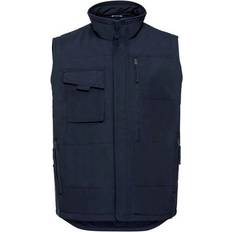 Canvas Vesten Russell Heren Gilet voor Zwaar Gebruik - Navy