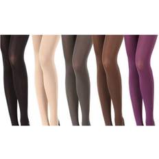 Red - Women Tights & Stay-Ups HOD Apparel 5Pairs Fashion Women's Opaque Pantyhose Coloured Nylon Velvet Tights Stockings Red
