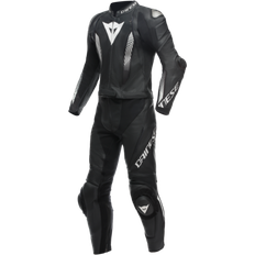 Dainese Motorcykelställ Dainese Laguna Seca 5 Perforated Leather Suit - Black/White