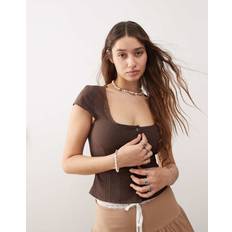 Brown Blouses Monki Bluse braun