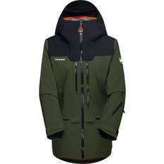 Mammut Jackor Mammut Women's Haldigrat Hardshell Hooded Jacket - Dark Marsh/Black