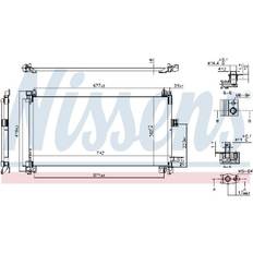 Motortermostater Nissens 940656 Kondensator AC Condensor 508 I SW