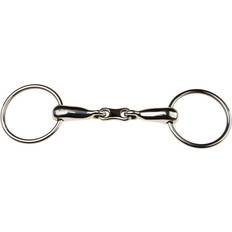 Rostfritt stål Bett Korsteel rostfritt stål ihålig mun fransk länk lös ring snaffle bit