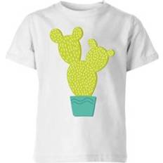 By IWOOT Tall Cactus Kids' T-Shirt White 3-4 Years White