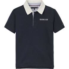 Tommy Hilfiger Pikétröjor Tommy Hilfiger Boys Navy Blue Cotton Polo Shirt