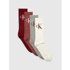 Calvin Klein Multifärgade Strumpor Calvin Klein 4 Pack Crew Socks Gift Set - Red