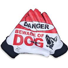 American Football Battle Beware of Dog Doom 1.0 Wide Receiver Football Gloves X-Large