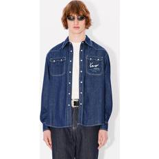 Kenzo Women Shirts Kenzo Shirt Men color Denim