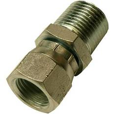 Valves Apache Steel 3/8 in. D X 3/8 in. D Hydraulic Adapter 1 pk