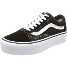 45 - Vans Old Skool Schoenen Vans Old Skool Platform Lage Sneakers - Zwart