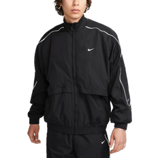 Ylisuuri Takit Nike Sportswear Solo Swoosh Men's Woven Tracksuit Jacket - Black/White