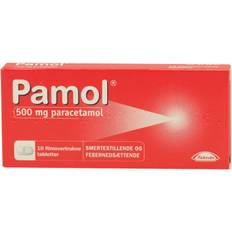 Smerter & Feber - Smertestillende tabletter Håndkøbsmedicin Pamol 500mg 10 stk Tablet