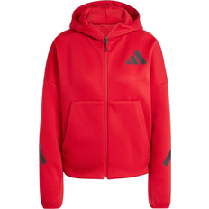 Adidas Red Clothing adidas Women's Z.N.E. Full Zip Hoodie - Team Power Red 2