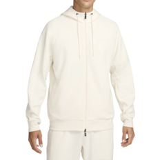 UV Protection Sweaters NIKE Primary Men's Dri-FIT UV Full-Zip Versatile Hoodie - Pale Ivory