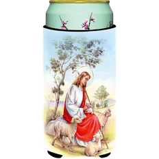 Carolines Treasures Jesus Holding Lamb Tall Boy Hugger Bottle Cooler