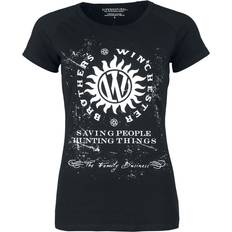 T-shirt Saving People Hunting Things till Damer sort