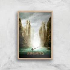 Framed Art Lord Of The Rings The Fellowship Of The Ring Giclee Print - A2 - Wooden Frame - Multi Framed Art