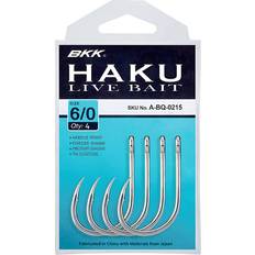 8/0 Fischköder BKK Haku Livebait Gr.8/0 Bright Tin 3Stk